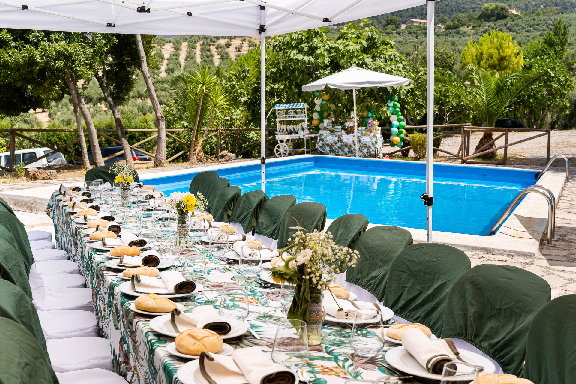 Celebra tu evento en nuestra alojamiento rural con jardin y piscina