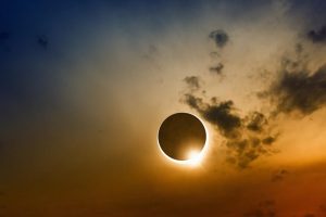 El eclipse solar desde la Sierra de Cazorla